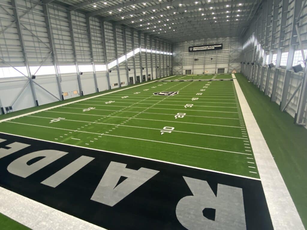 Kalwall installation at Las Vegas Raiders Headquarters, Las Vegas, Nevada